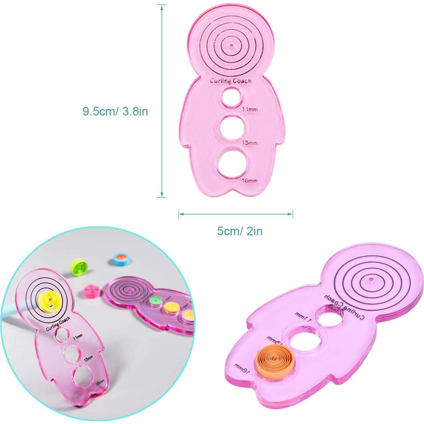 Juego de Herramientas Quilling Woohome 5 Piezas para Principiantes