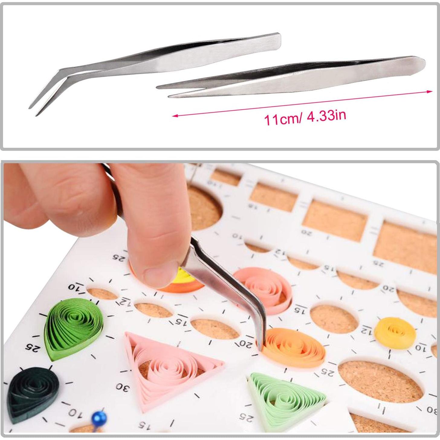 Juego de Herramientas Quilling Woohome 5 Piezas para Principiantes