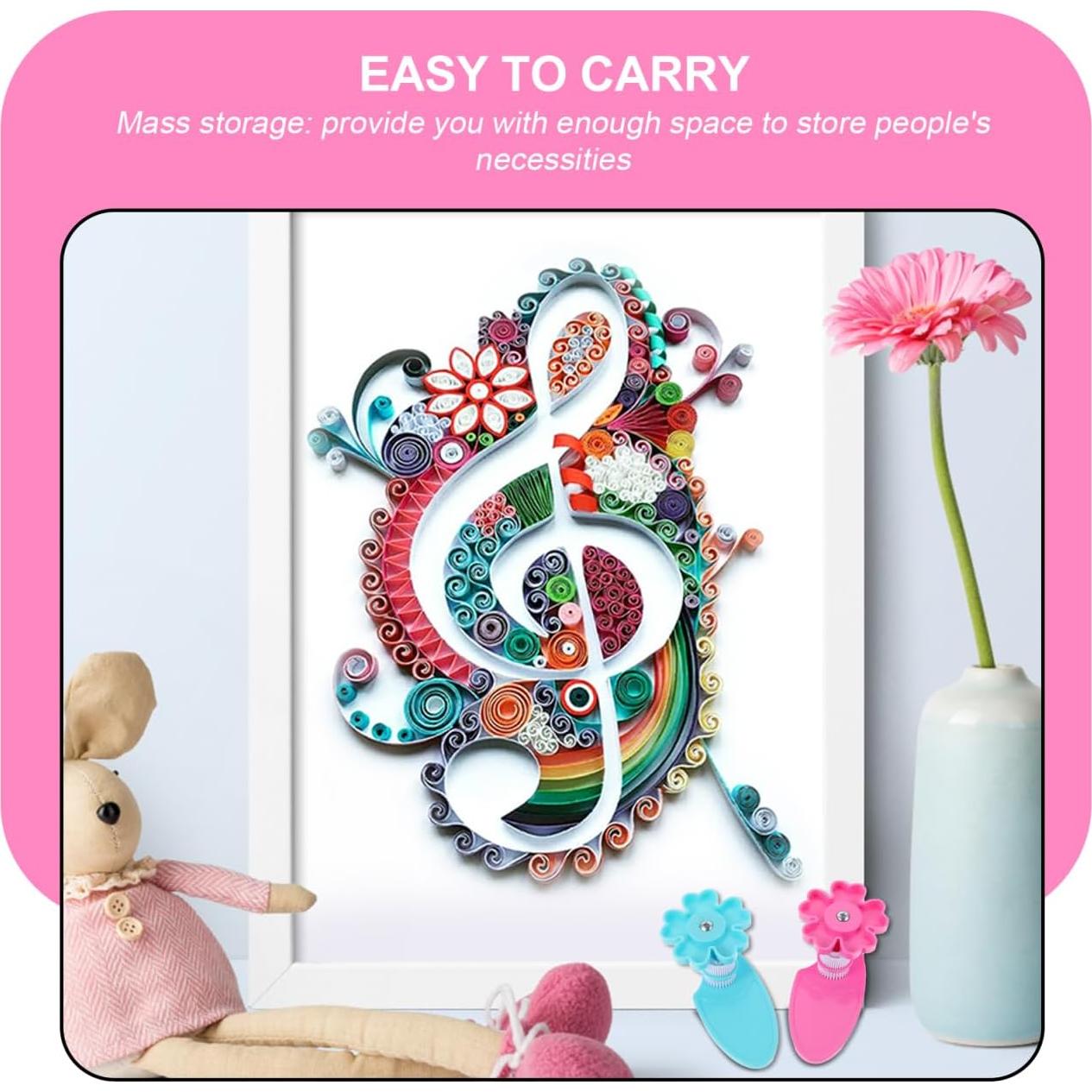 Crimpador y Enrollador de Quilling EXCEART 2 Piezas - Herramienta de Papel