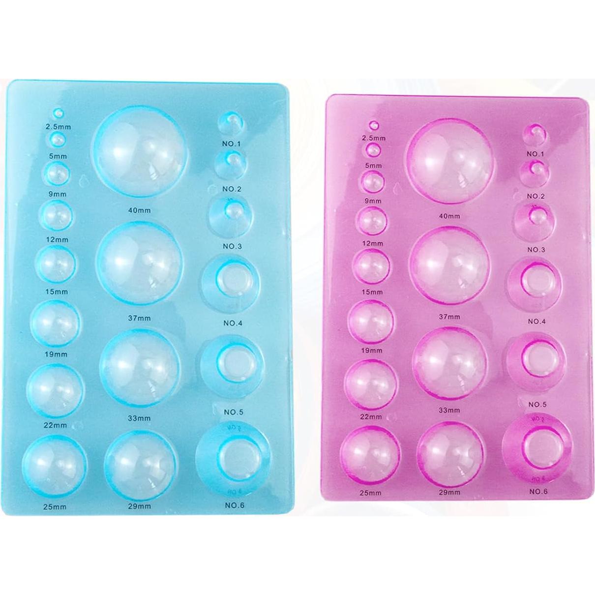 Juego de 2 Herramientas de Quilling GUQIANLU Azul y Rosa