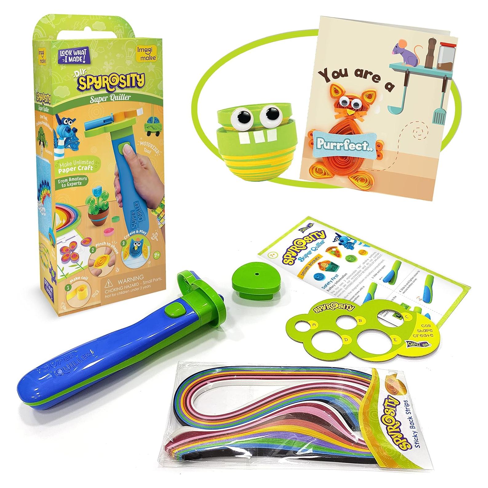 Kit de Quilling Quill On Spyrosity Super Quiller para Niñas