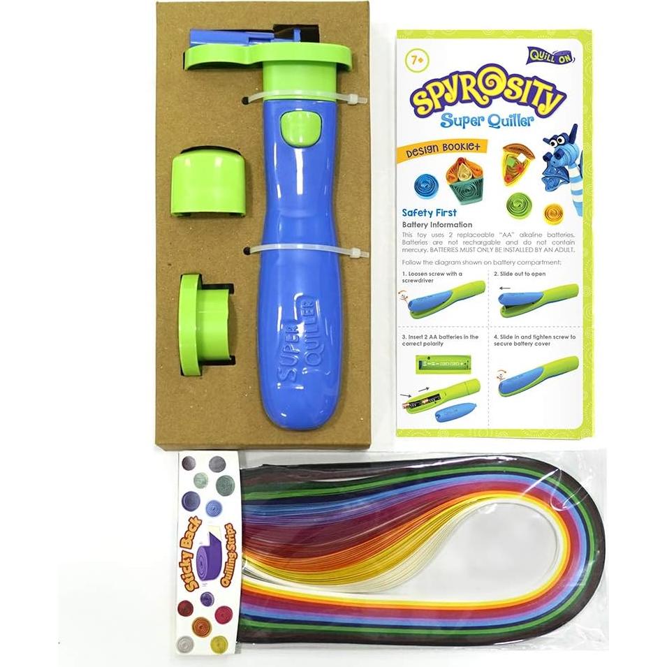 Kit de Quilling Quill On Spyrosity Super Quiller para Niñas