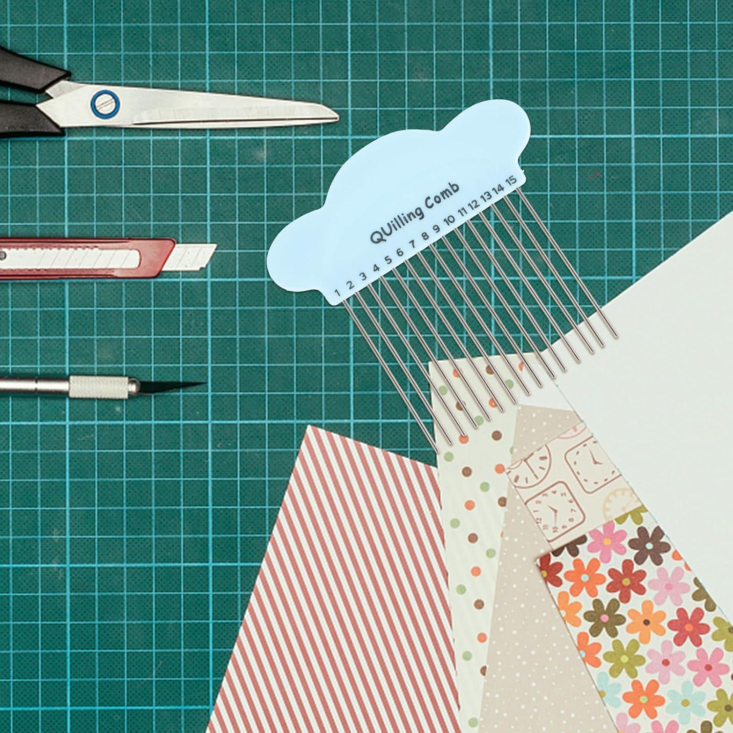 Herramienta de Quilling de Papel TEHAUX 5 Piezas 10x10cm