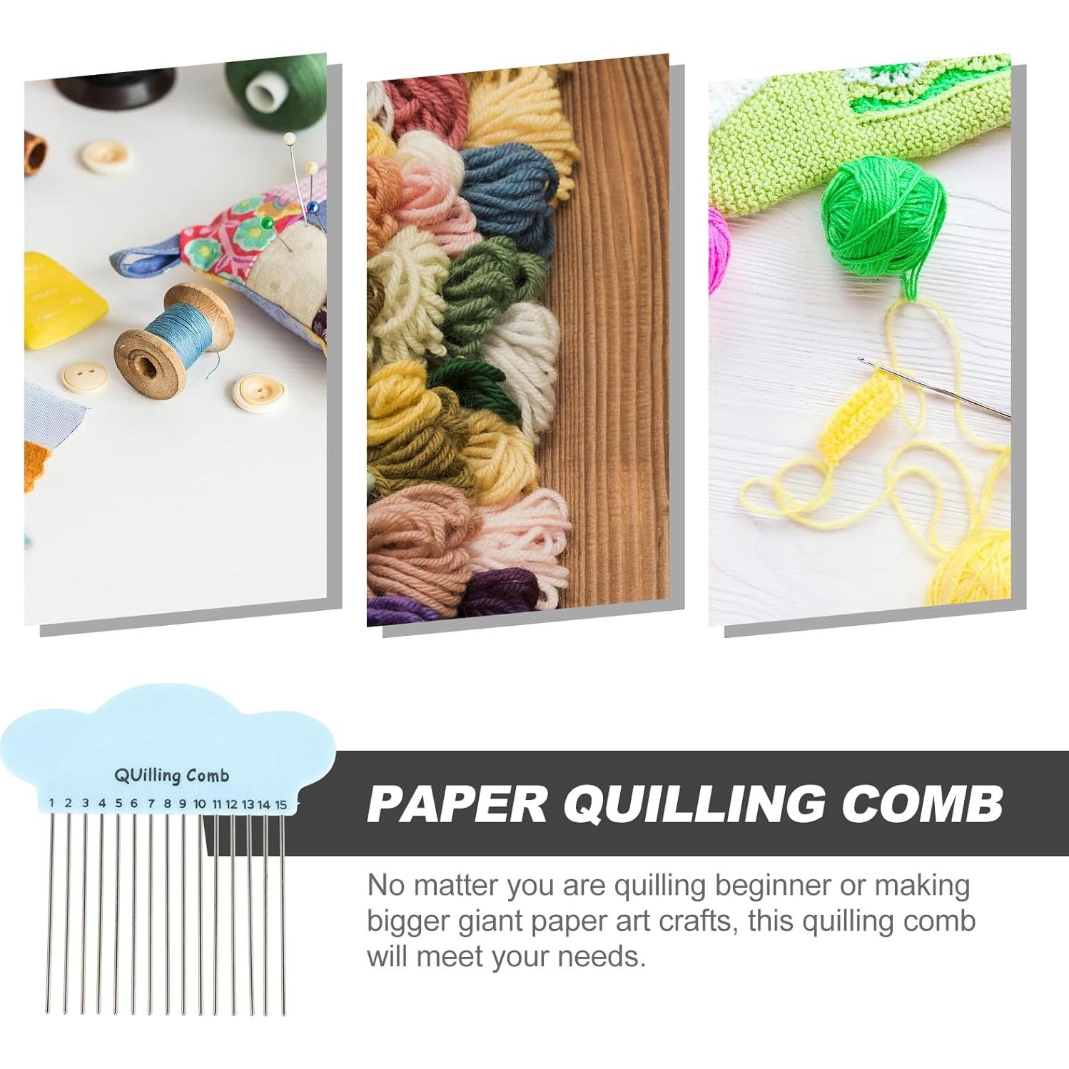 Herramienta de Quilling de Papel TEHAUX 5 Piezas 10x10cm