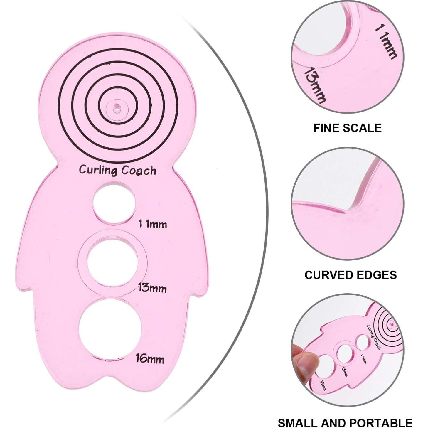 Herramienta de Enrollado de Papel Quilling EXCEART 5 Pcs Rosa