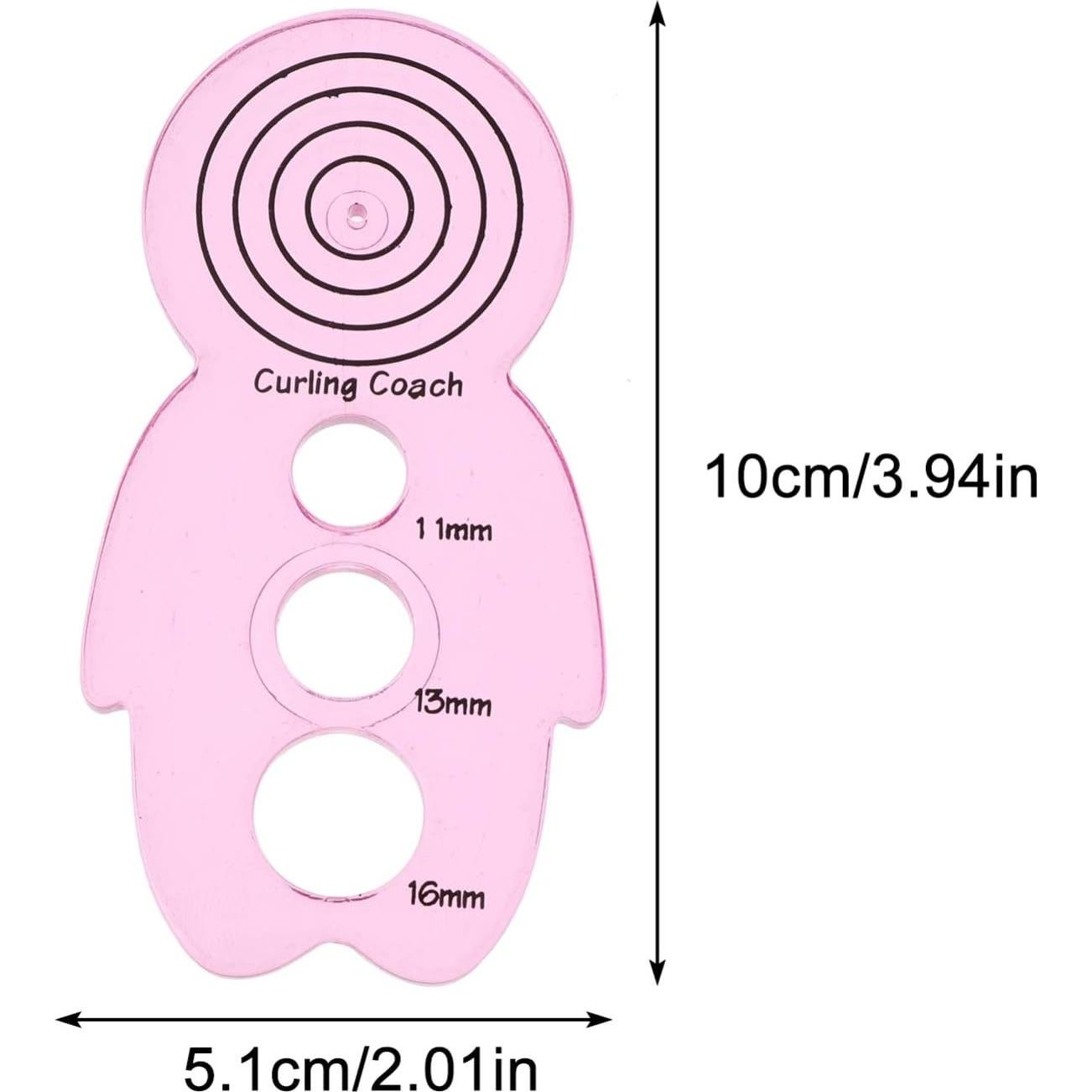 Herramienta de Enrollado de Papel Quilling EXCEART 5 Pcs Rosa