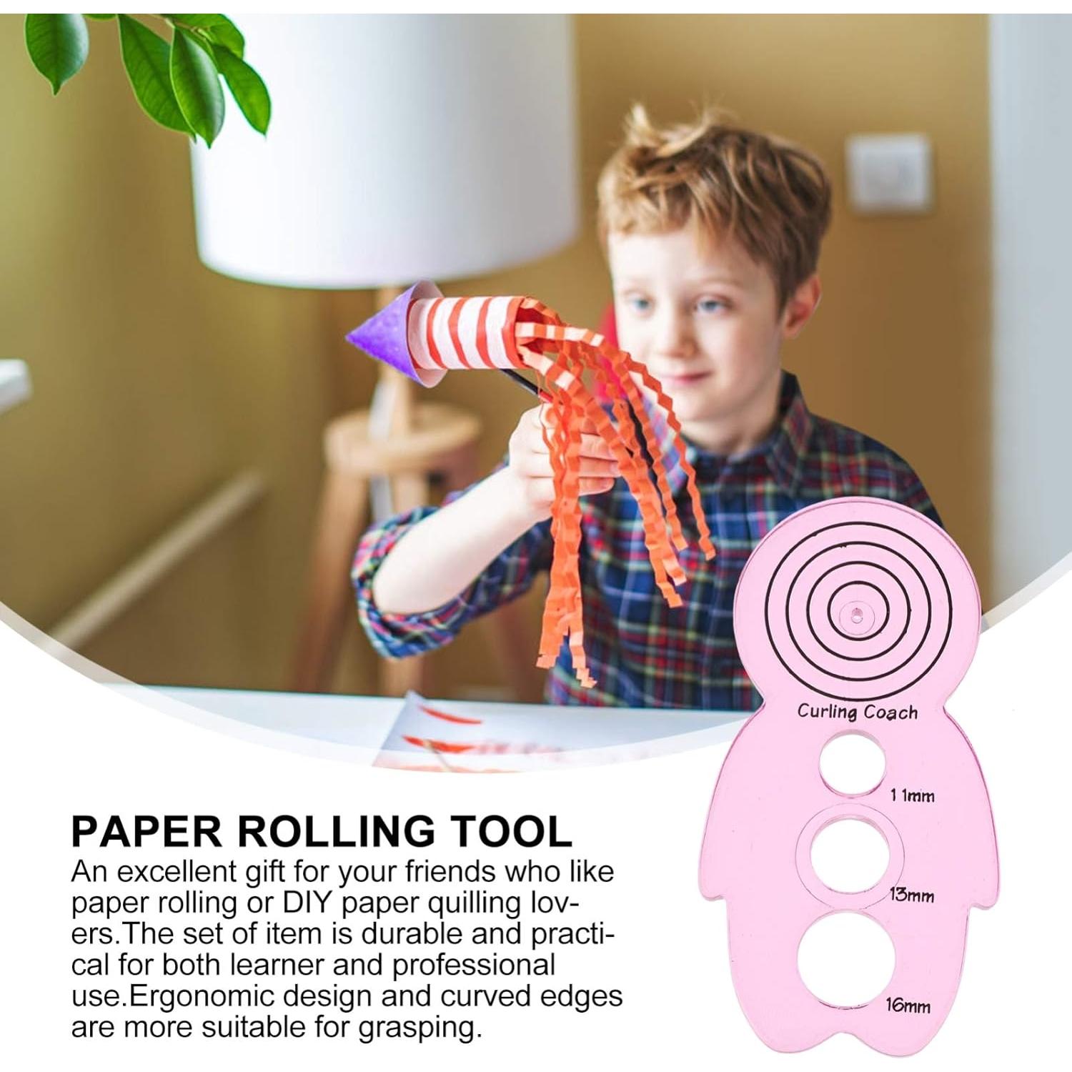 Herramienta de Enrollado de Papel Quilling EXCEART 5 Pcs Rosa