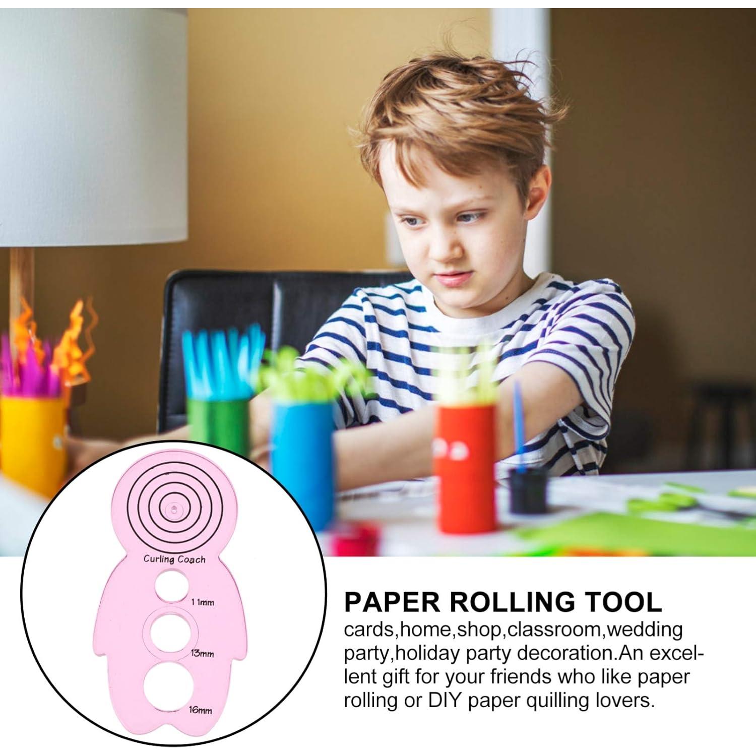 Herramienta de Enrollado de Papel Quilling EXCEART 5 Pcs Rosa