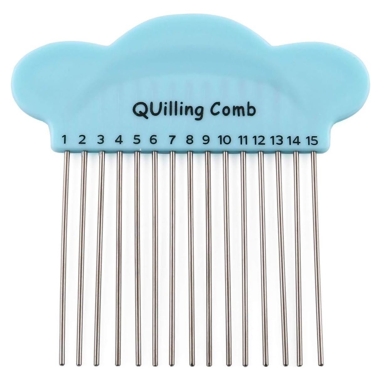 Peine de Quilling E-outstanding Azul 10x10cm para DIY