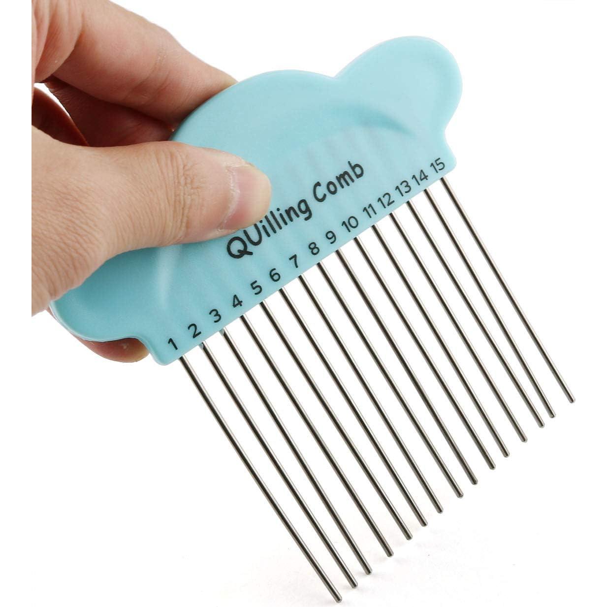 Peine de Quilling E-outstanding Azul 10x10cm para DIY
