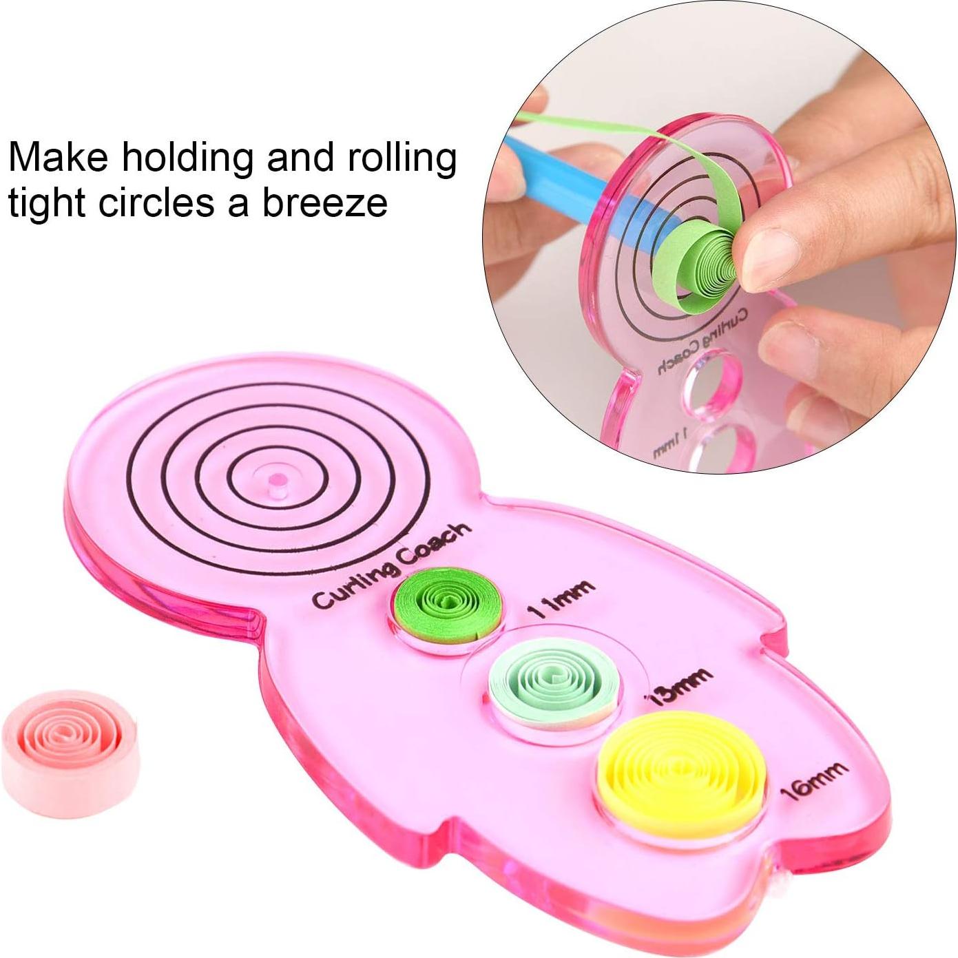 Kit de Papel Quilling TUPARKA 15 PCS 600 Tiras 29 Colores