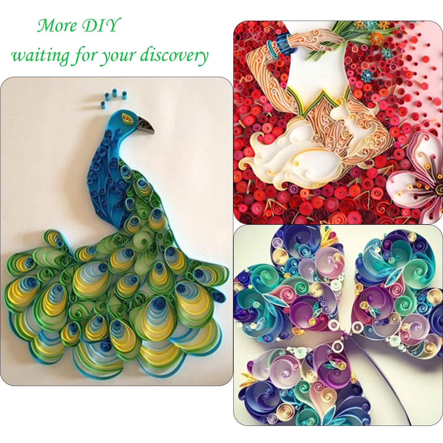 Kit de Papel Quilling TUPARKA 15 PCS 600 Tiras 29 Colores