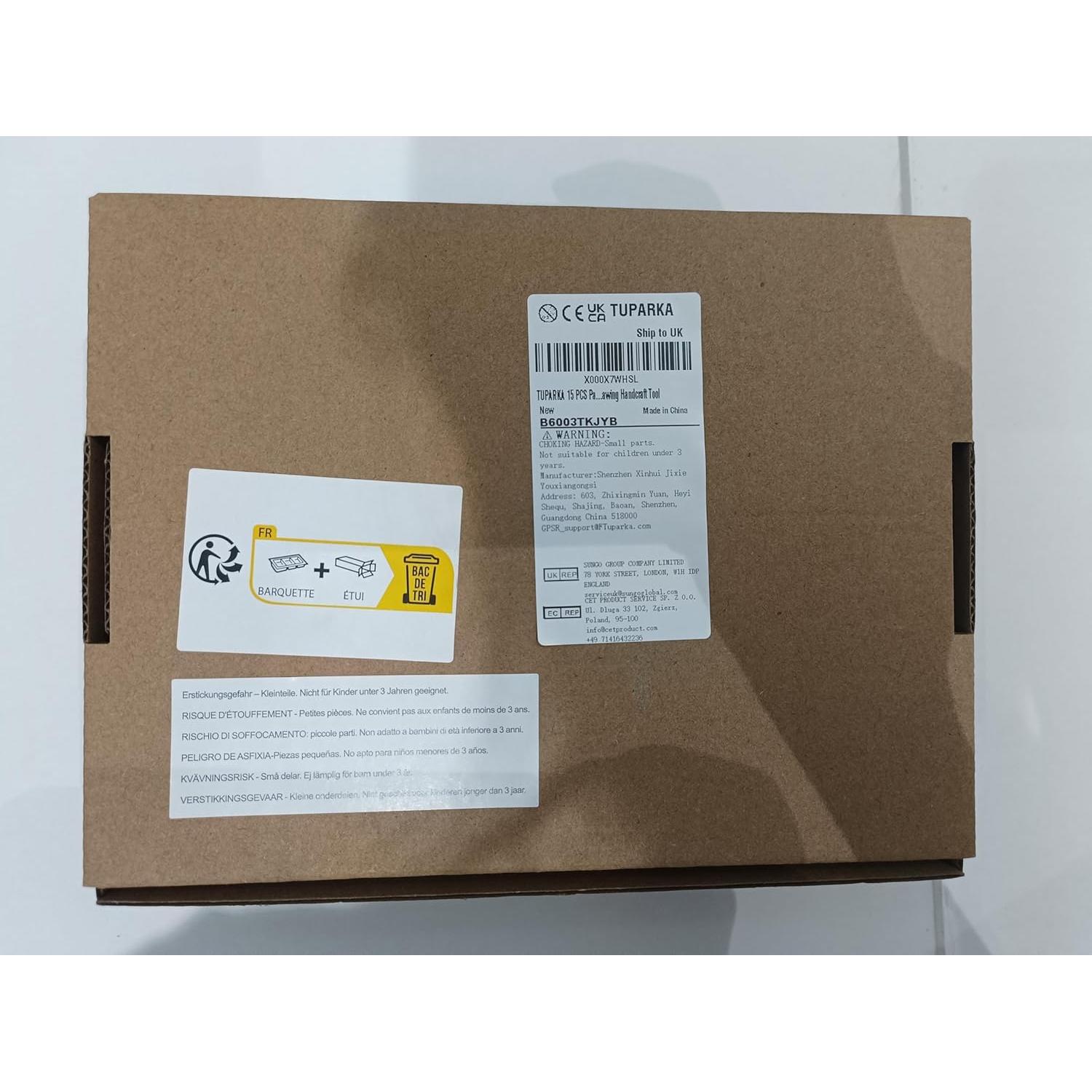 Kit de Papel Quilling TUPARKA 15 PCS 600 Tiras 29 Colores