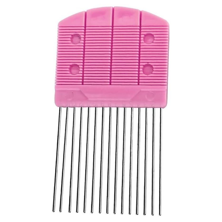 Peine para Quilling de Papel EXCEART Rosa 14.2x8cm