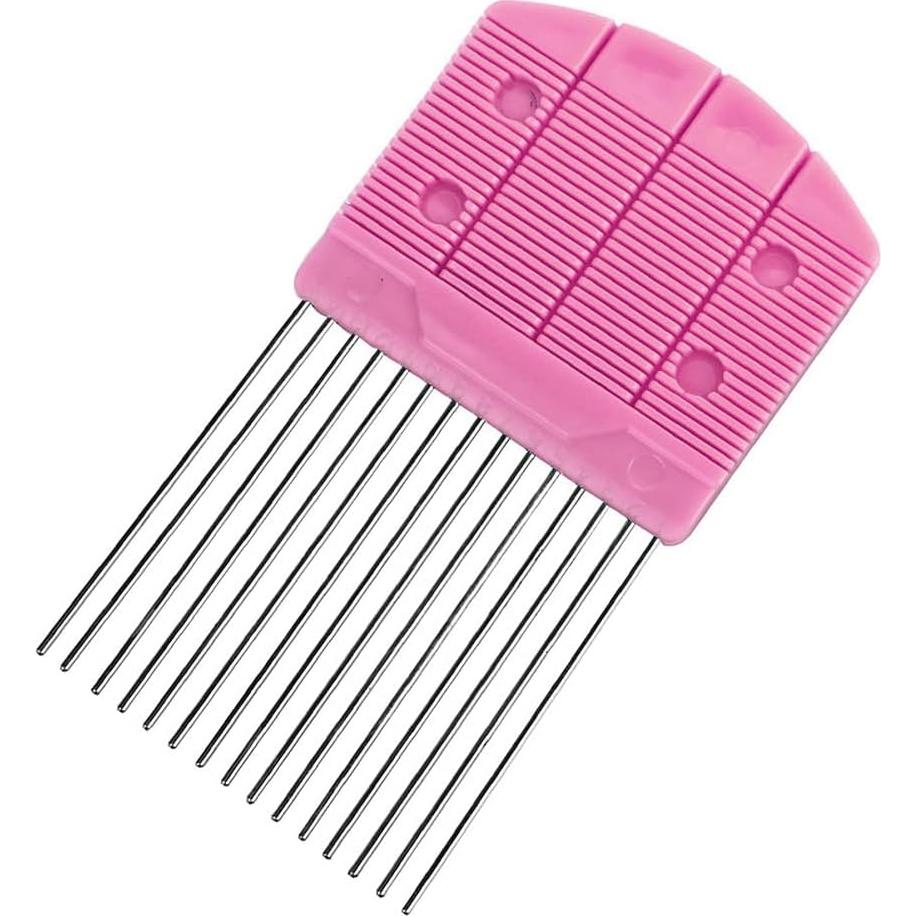 Peine para Quilling de Papel EXCEART Rosa 14.2x8cm