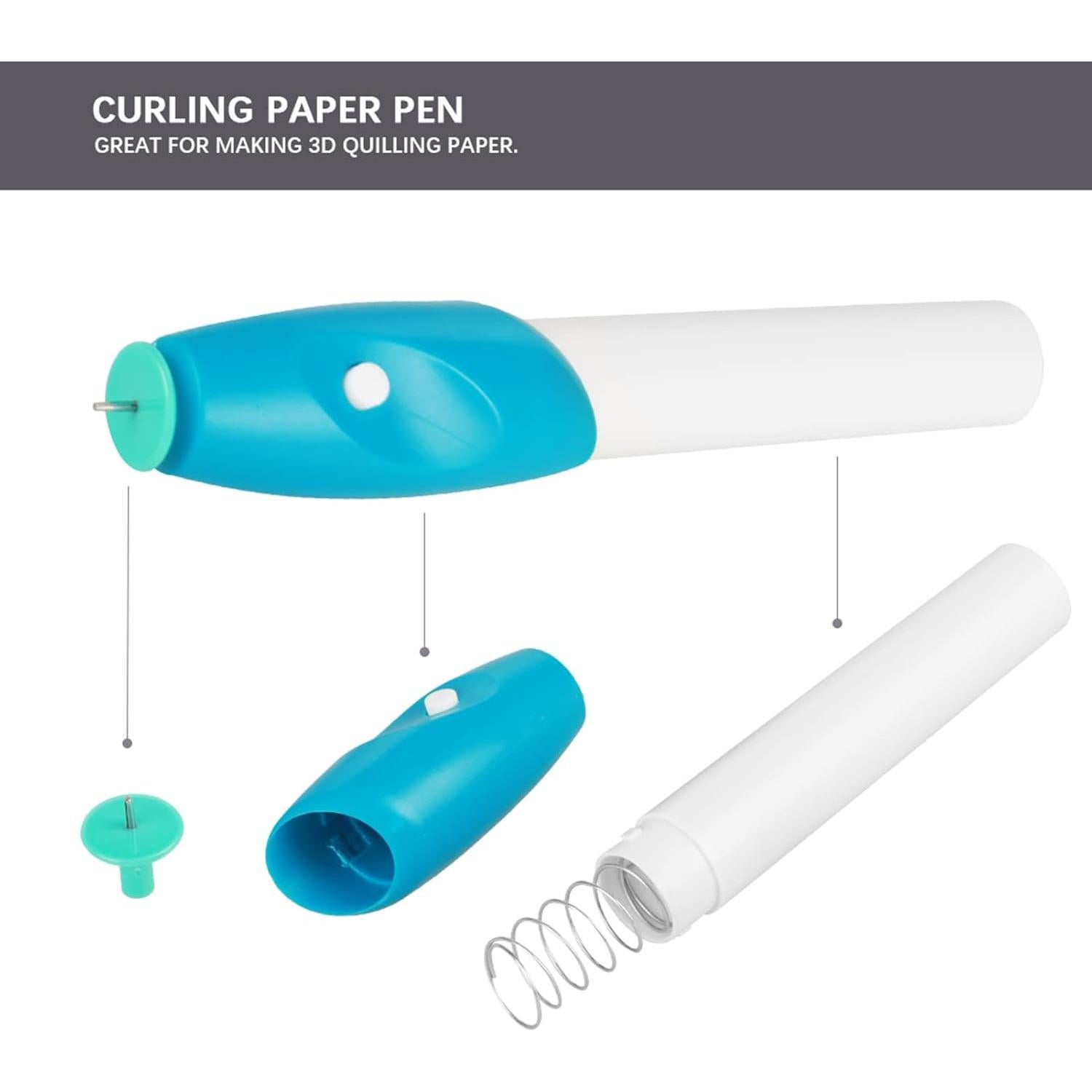 Bolígrafo Enrollador de Papel Eléctrico AYNEFY 17cm