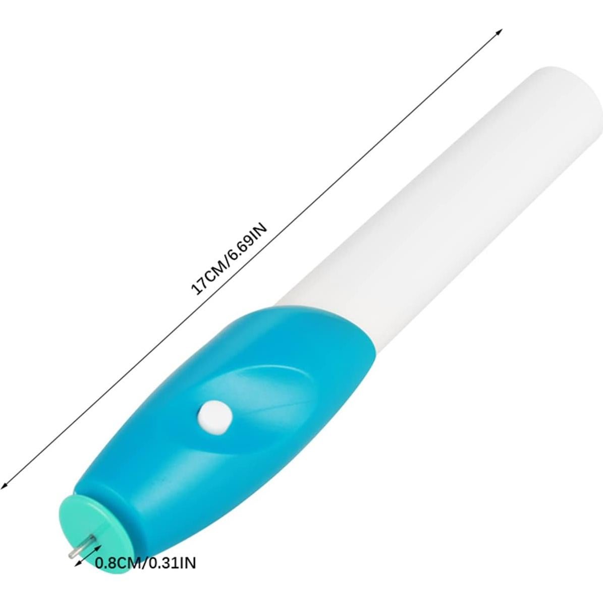 Bolígrafo Enrollador de Papel Eléctrico AYNEFY 17cm