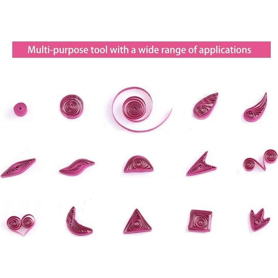 Herramienta de Quilling Jeanoko 2 Piezas Acero Inoxidable