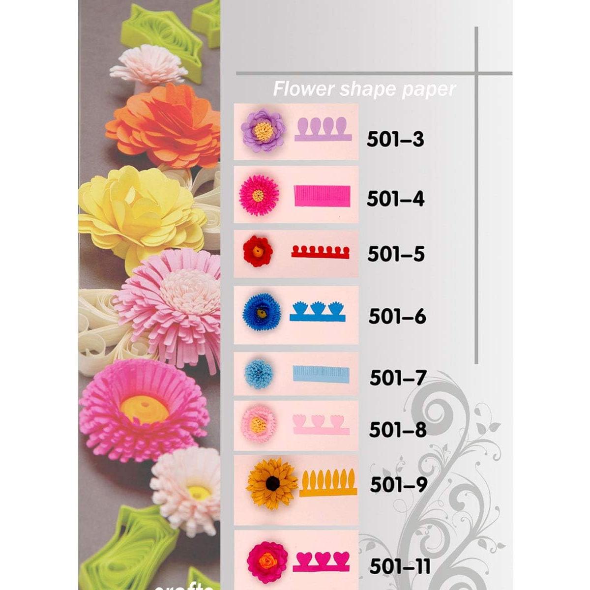 Woohome 143 PCS Tiras de Papel Quilling para Manualidades