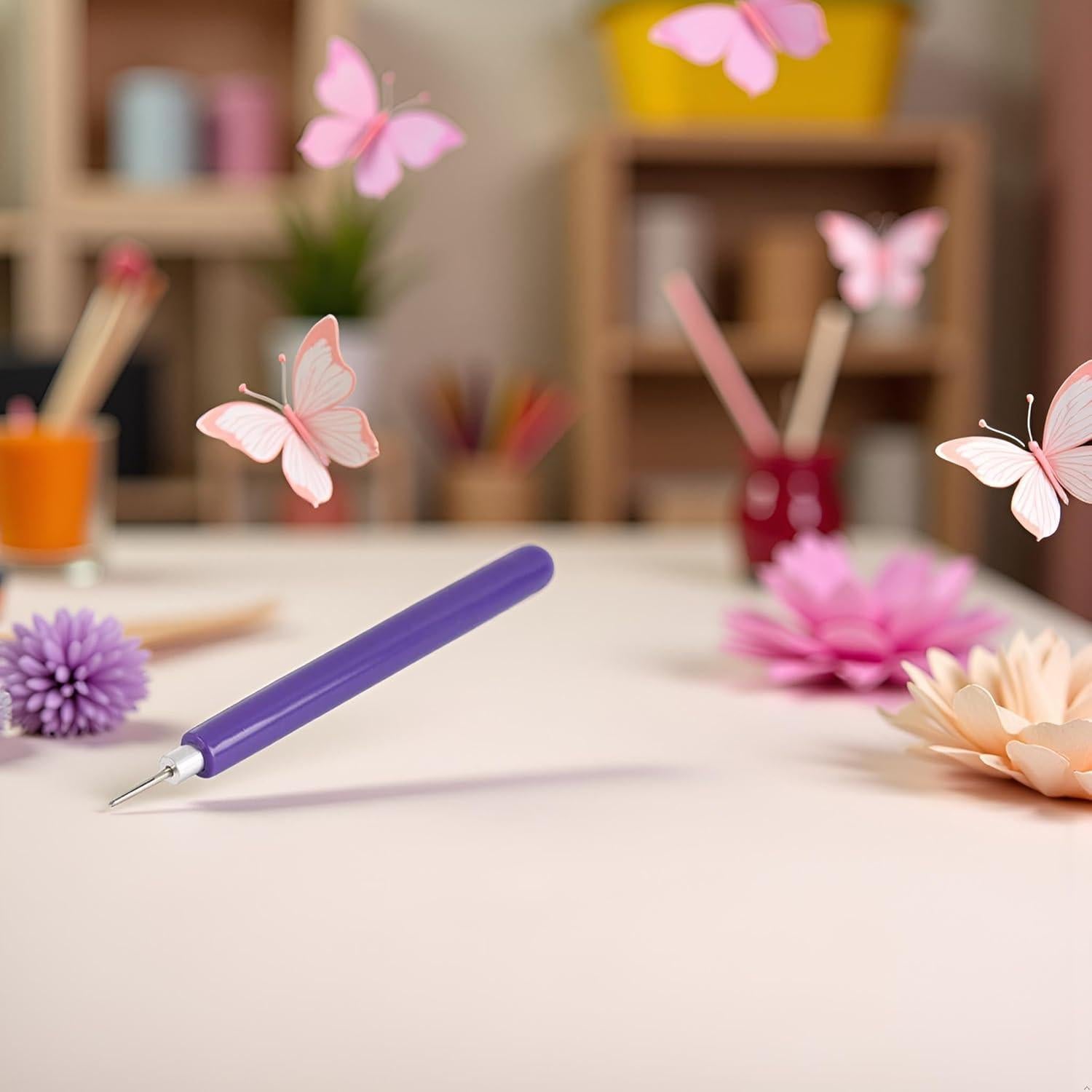 Pluma de Aguja para Quilling Htppzjr - Herramienta de Manualidades