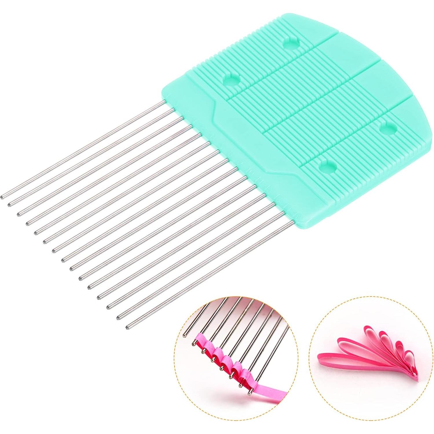 Peine de Quilling PATIKIL Verde con 15 Púas para Manualidades