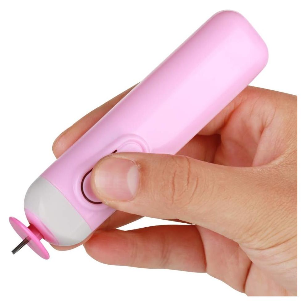 Bolígrafo de Quilling Eléctrico Atyhao Rosa para Enrollar Papel