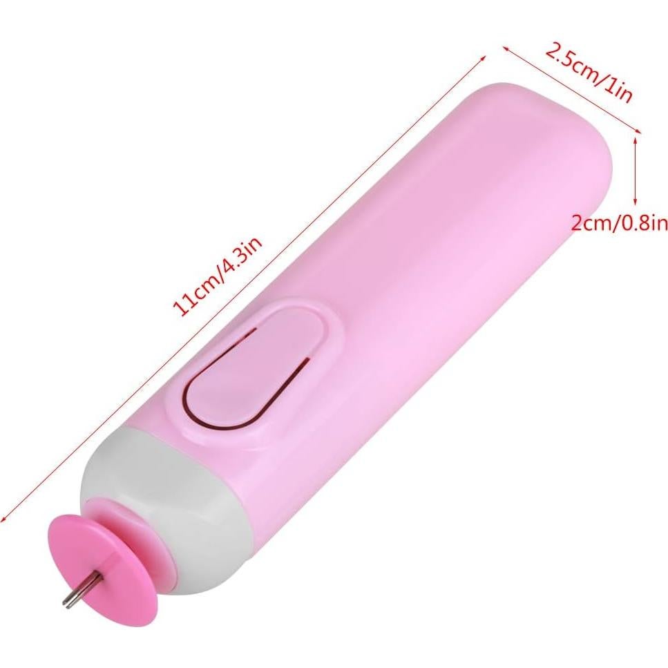 Bolígrafo de Quilling Eléctrico Atyhao Rosa para Enrollar Papel