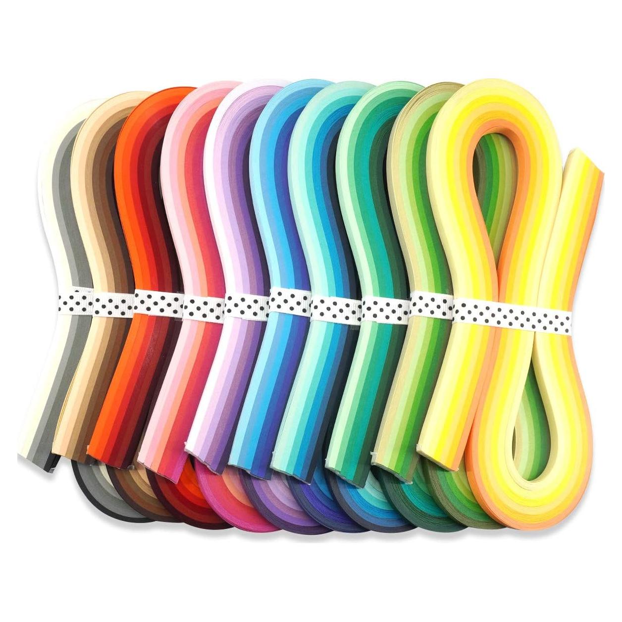 Juego de Tiras de Papel Quilling JUYA 60 Colores 54cm 3mm