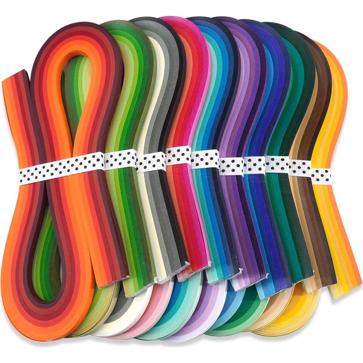 Juego de Tiras de Papel Quilling JUYA 60 Colores 54cm 3mm