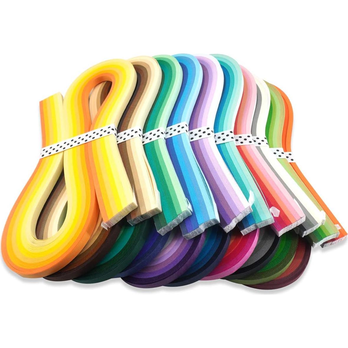 Juego de Tiras de Papel Quilling JUYA 60 Colores 54cm 3mm