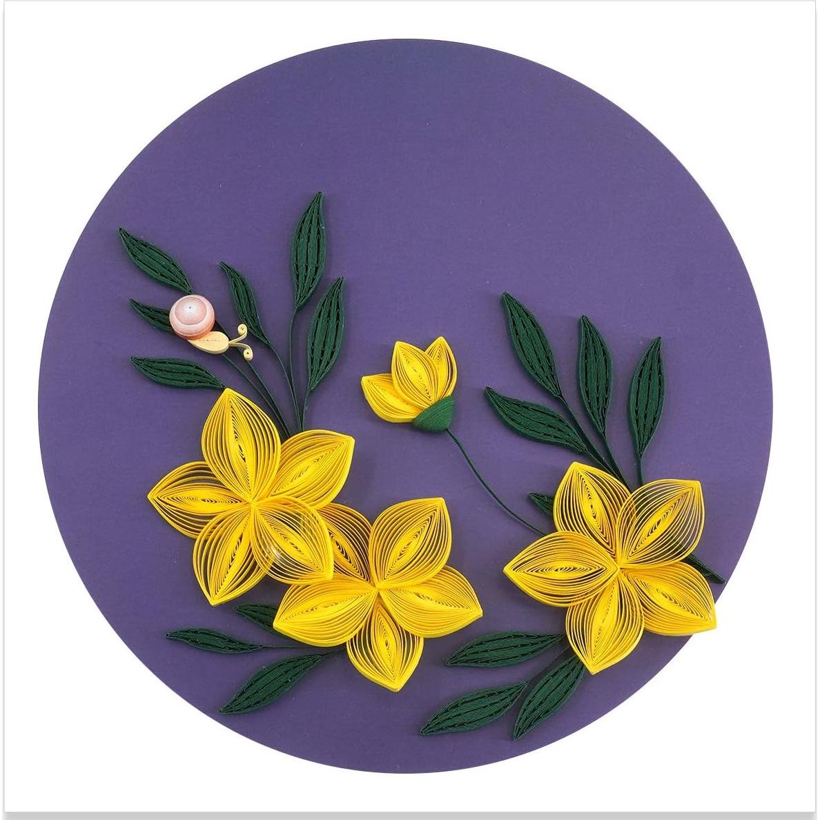 Juego de Tiras de Papel Quilling JUYA 60 Colores 54cm 3mm