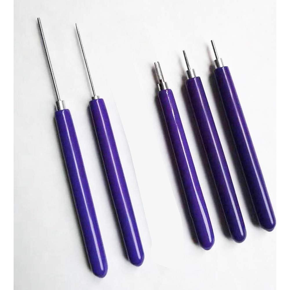 Juego de 5 Herramientas de Quilling de Papel Lasenersm Azul