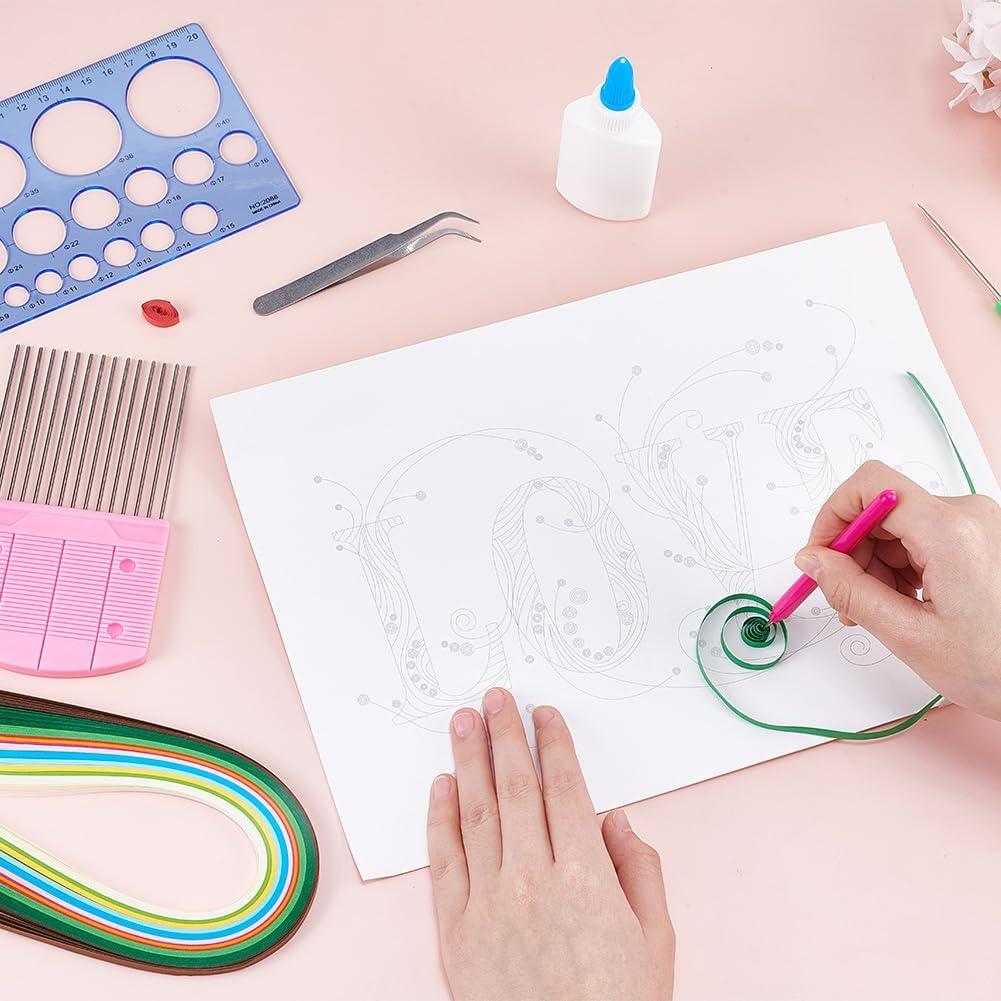 Kit de Quilling de Papel A4 WEBEEDY para Principiantes