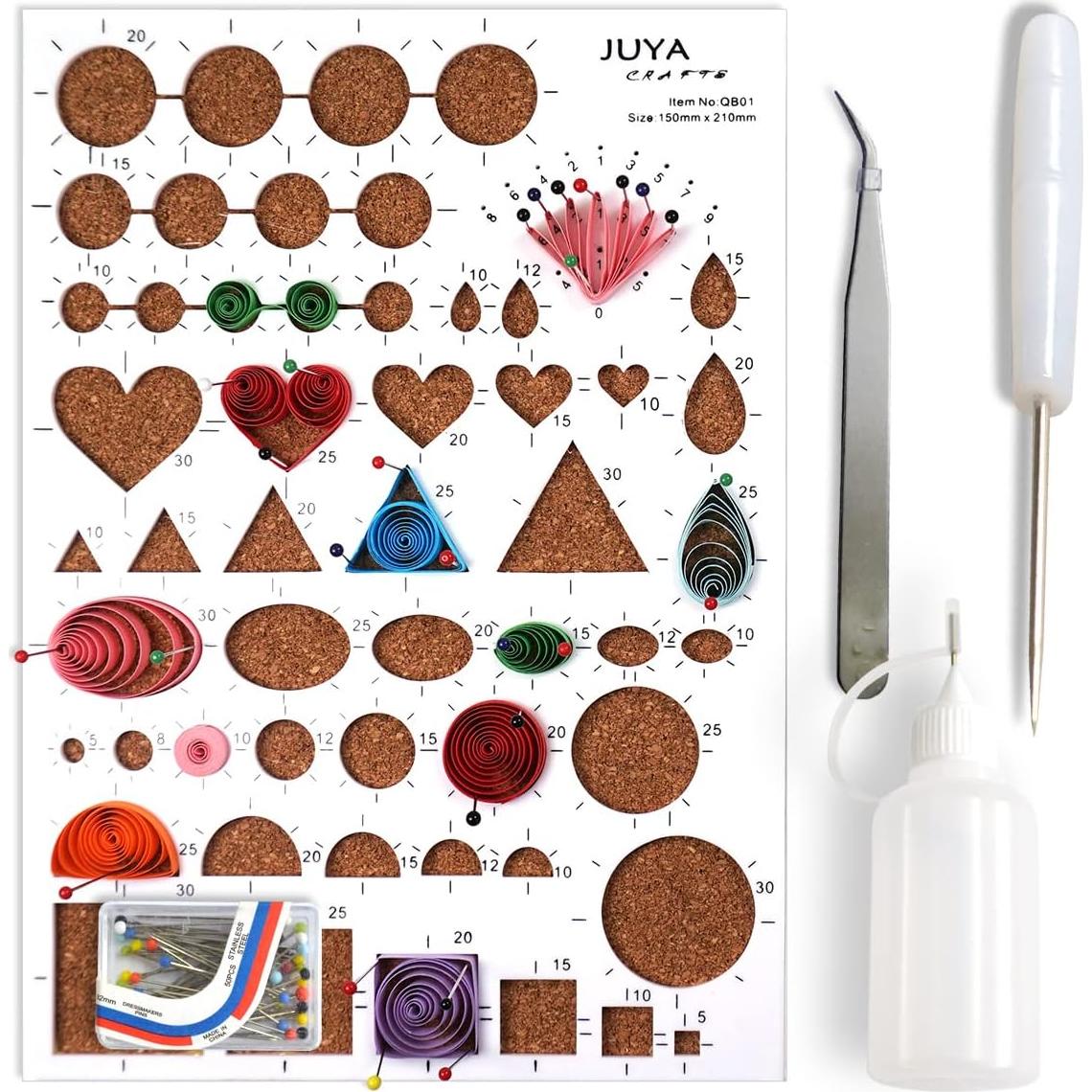 Kit de Quilling JUYA QK13 con 960 Tiras y 14 Herramientas