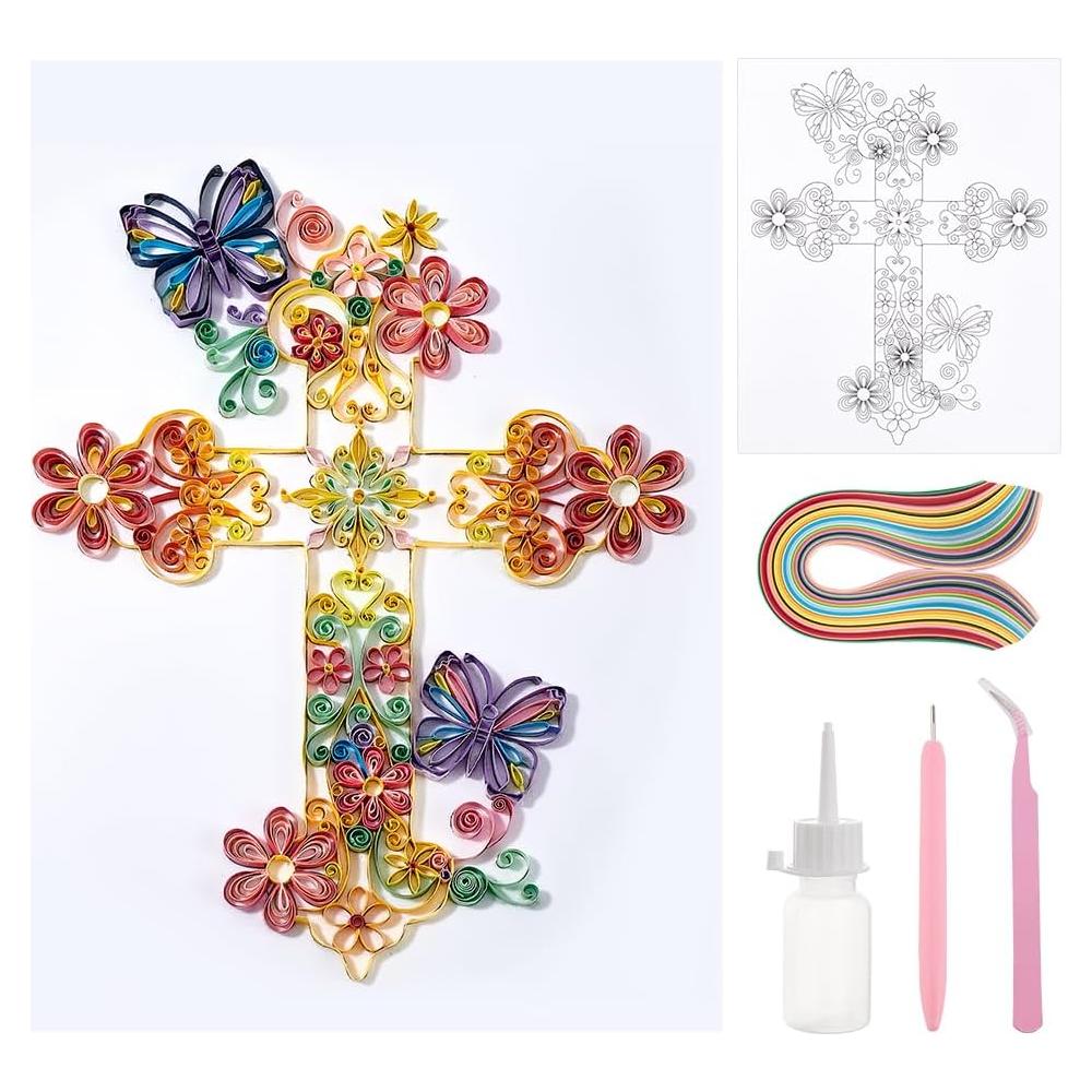 Kit de Quilling de Papel PH PandaHall 360 Tiras Multicolor