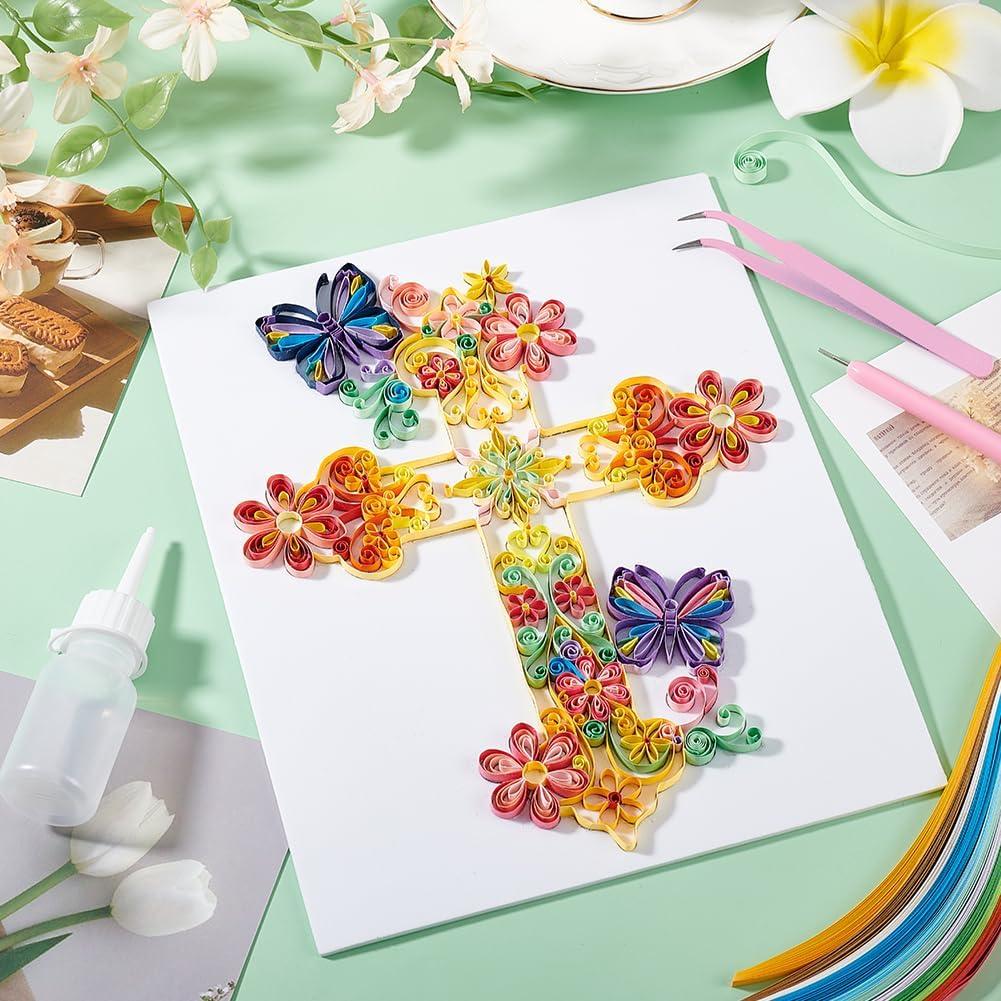 Kit de Quilling de Papel PH PandaHall 360 Tiras Multicolor
