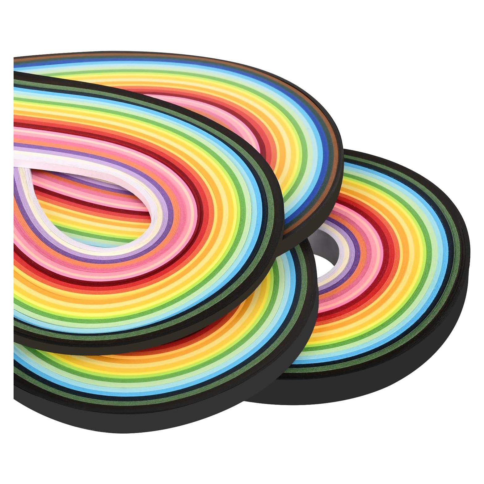 Kit de Tiras de Papel Quilling YURROAD 36 Colores 720 Tiras