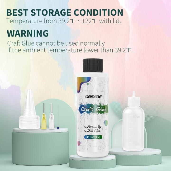 Pegamento Artístico OBSEDE 118 ml Rápido Secado Transparente