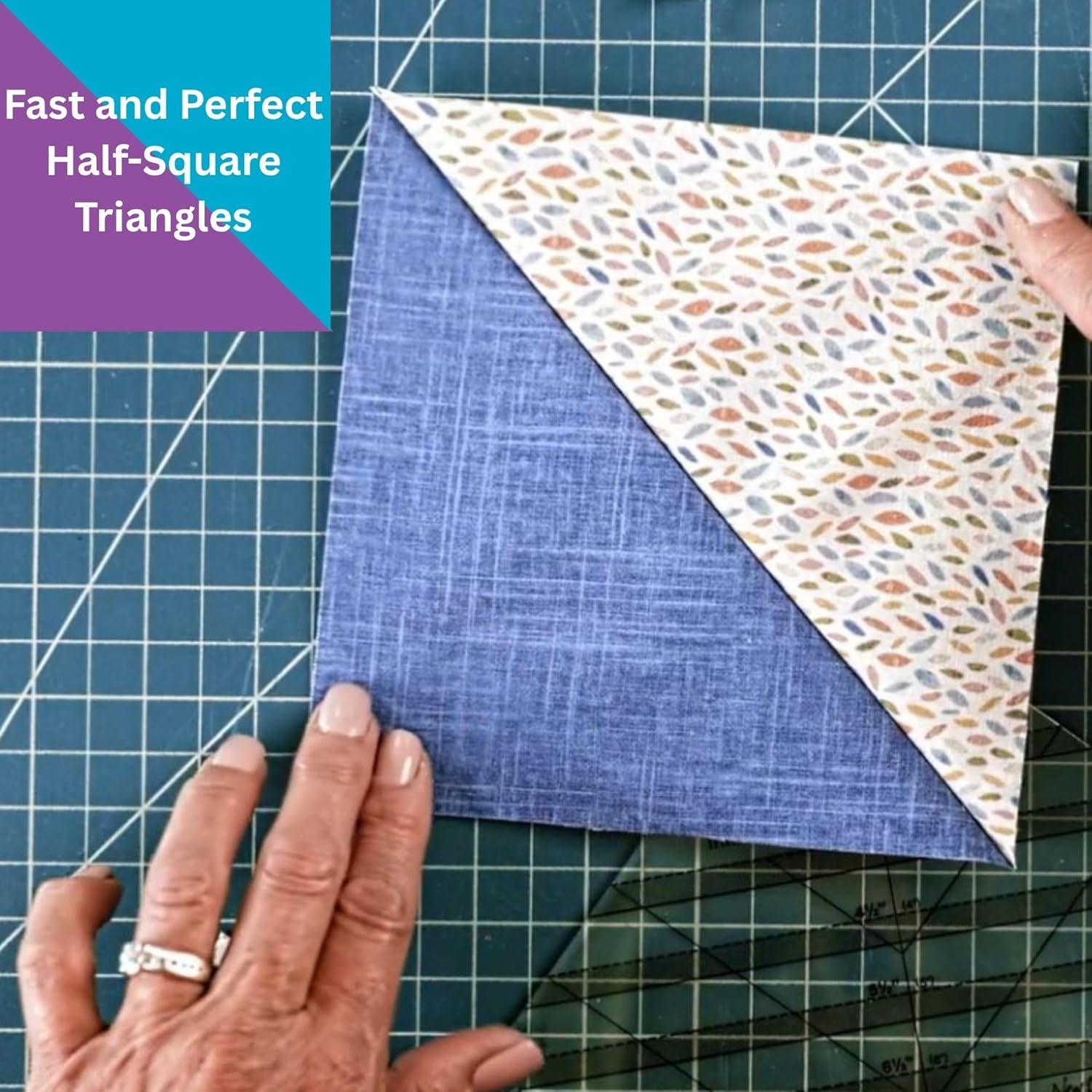 Regla Acrílica para Corte de Triángulos New Leaf 29.2x22.9cm