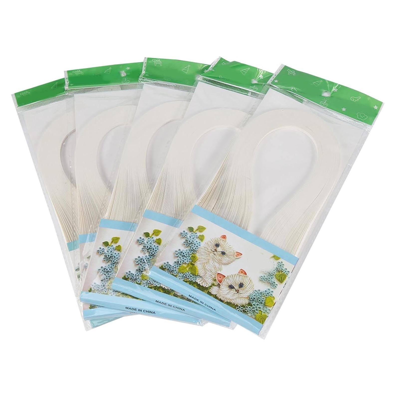 KooingTech Tiras de Papel para Quilling 600 PCS 390x3 mm