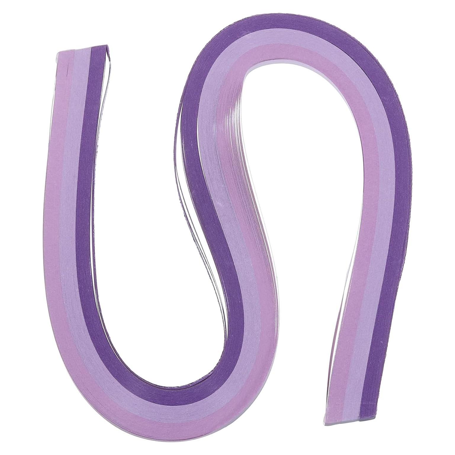 Tiras de Quilling PATIKIL 120pcs Papel 5mm x 53.34cm Púrpura