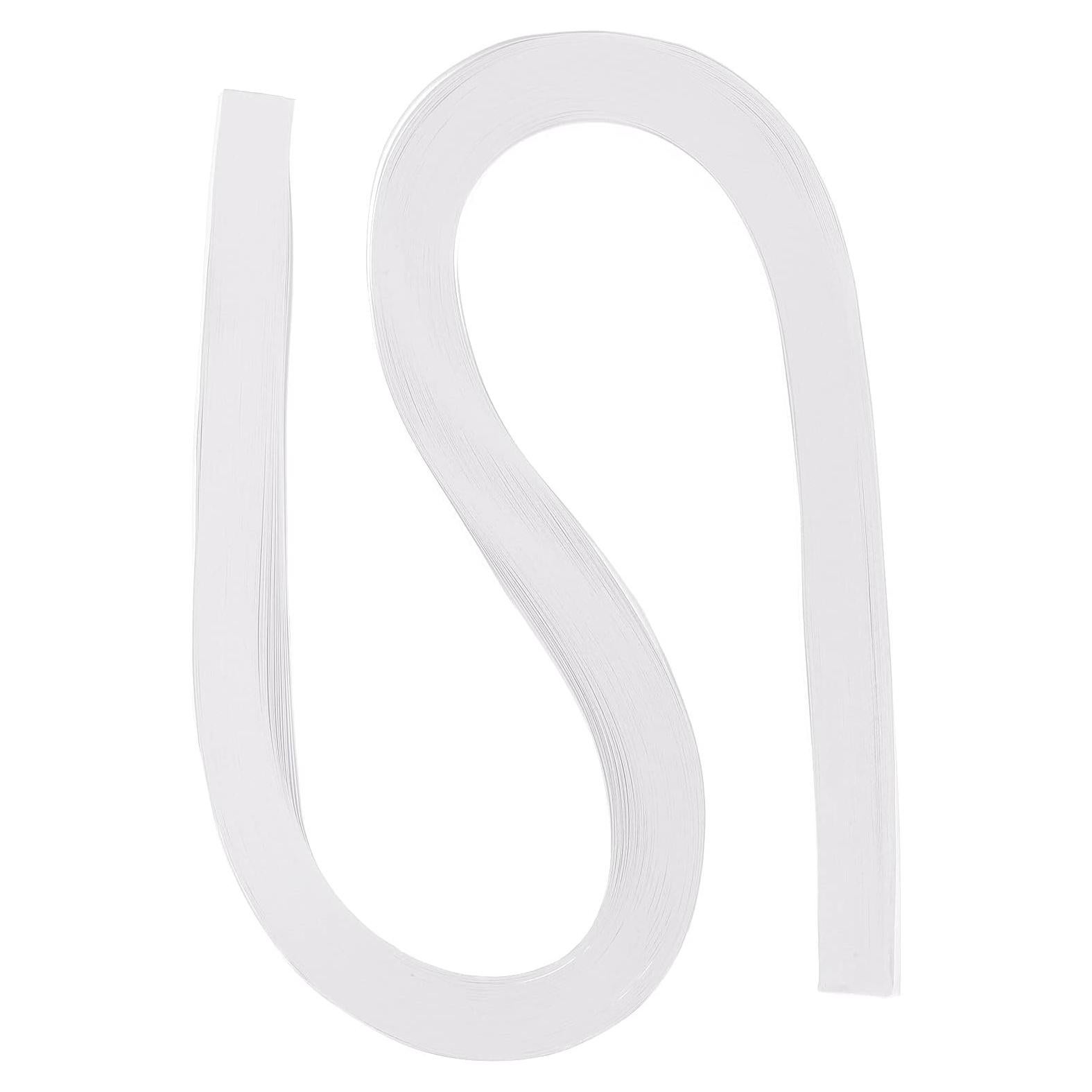 Tiras de Papel Quilling PATIKIL 120pcs 5mm x 54cm Blanco