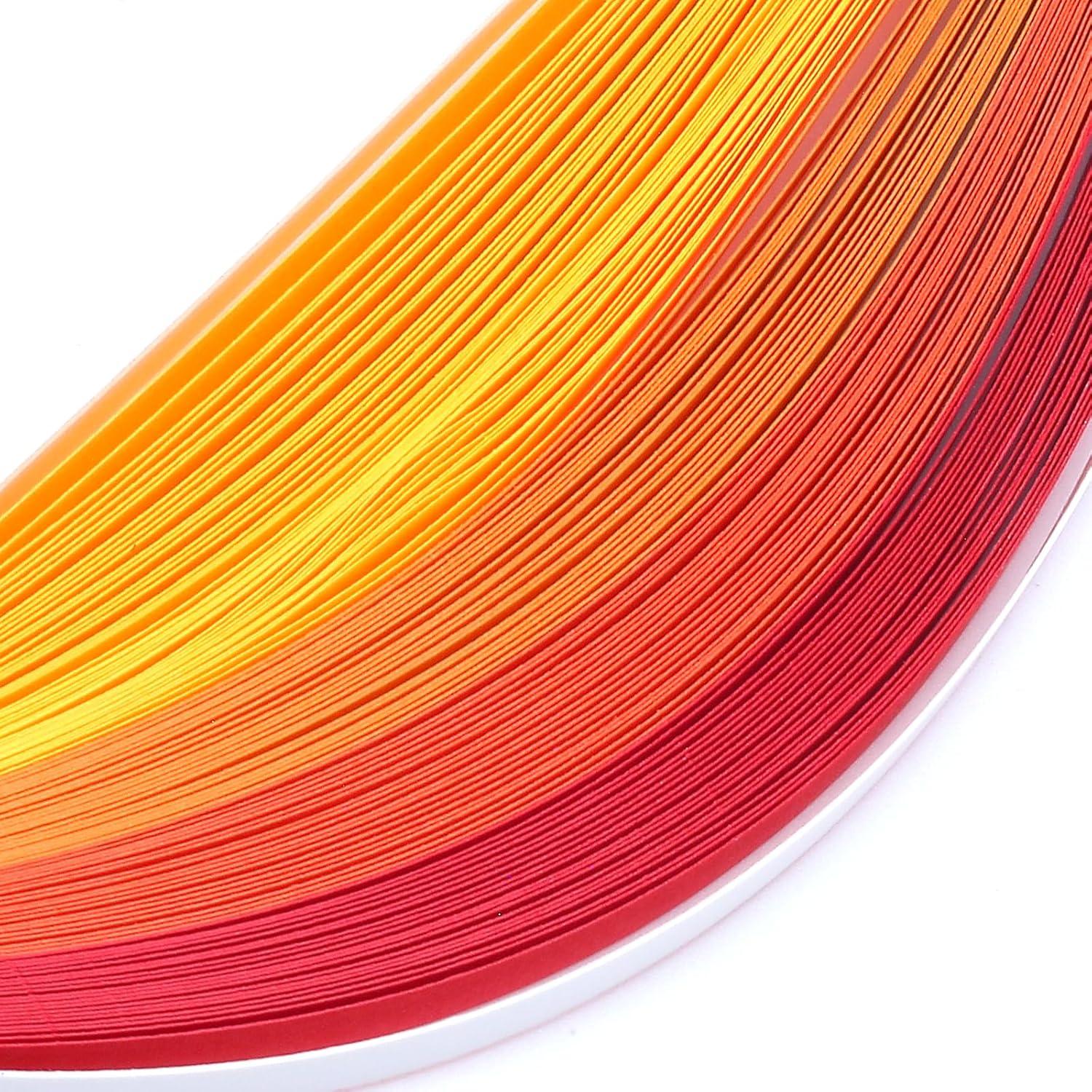 Tiras de Papel Quilling Auvotuis 10mm 900 Tiras 40 Colores