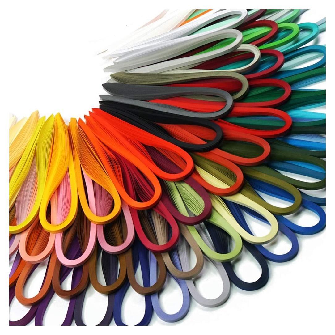 JUYA Juego de Quilling de Papel 72 Colores 2880 Tiras 3mm
