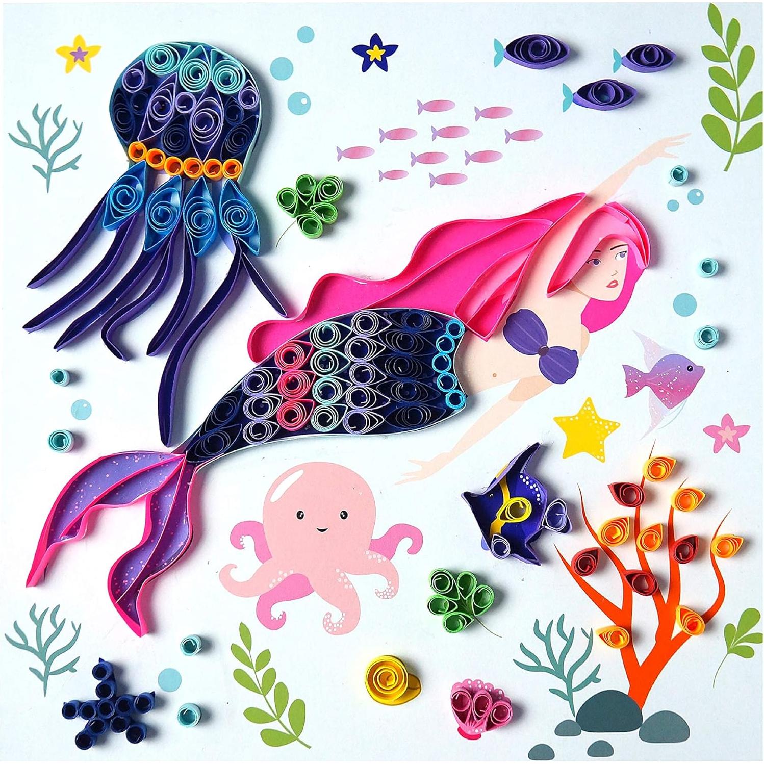 Kit de Quilling de Papel C.S.KIDS - Cuentos de Hadas 3D