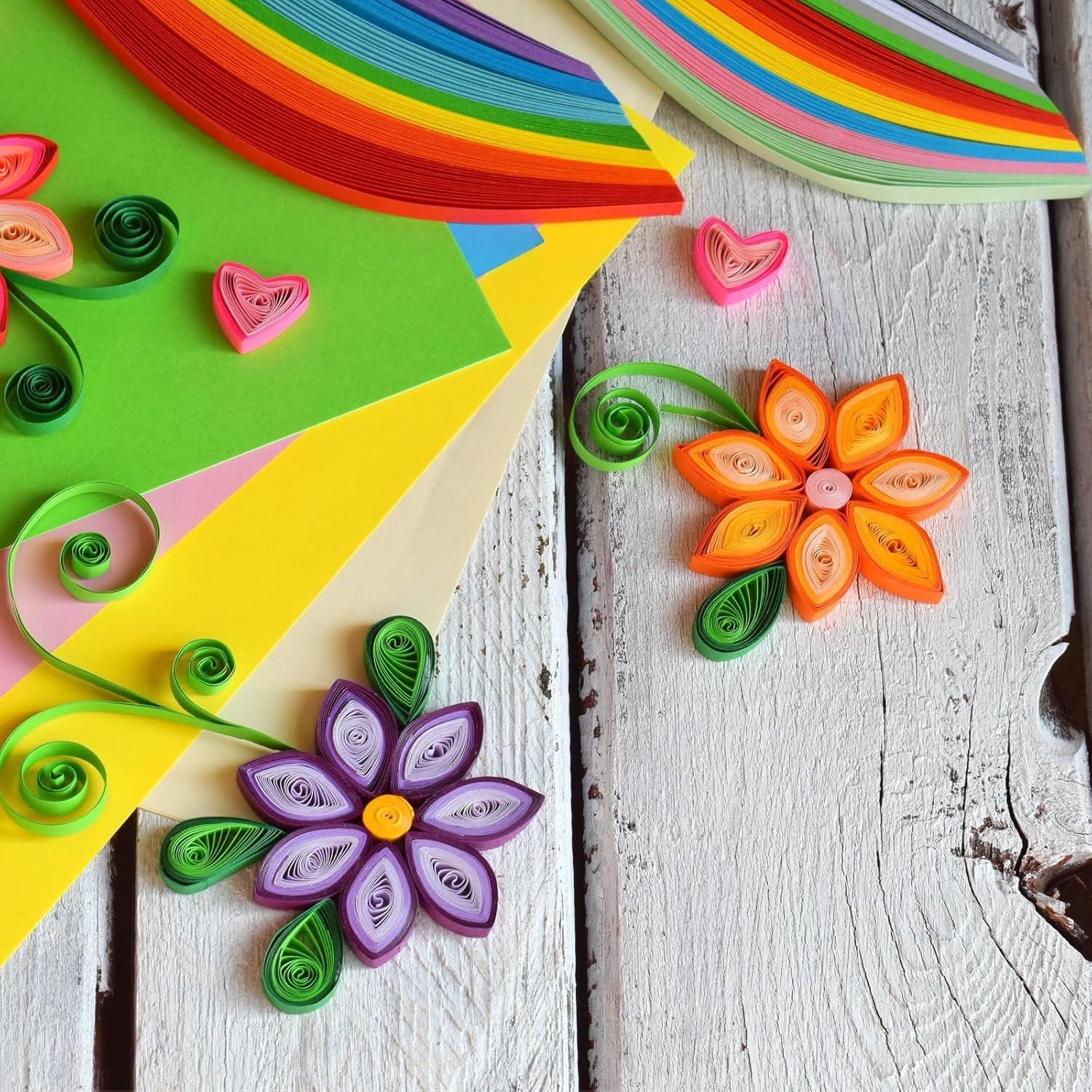 Tiras de Papel Quilling PATIKIL 520pcs 3mm x 39cm DIY