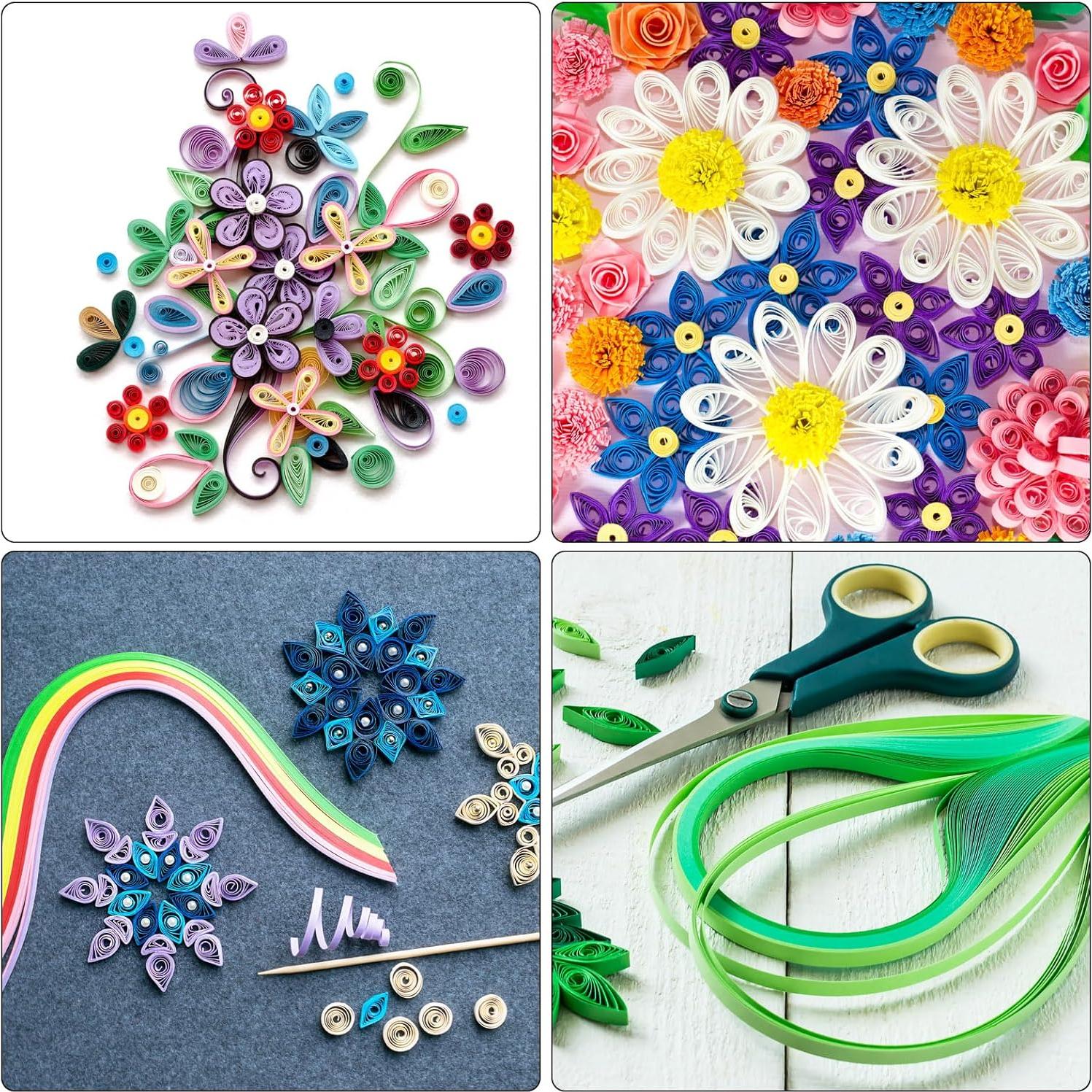 Tiras de Papel Quilling PATIKIL 520pcs 3mm x 39cm DIY