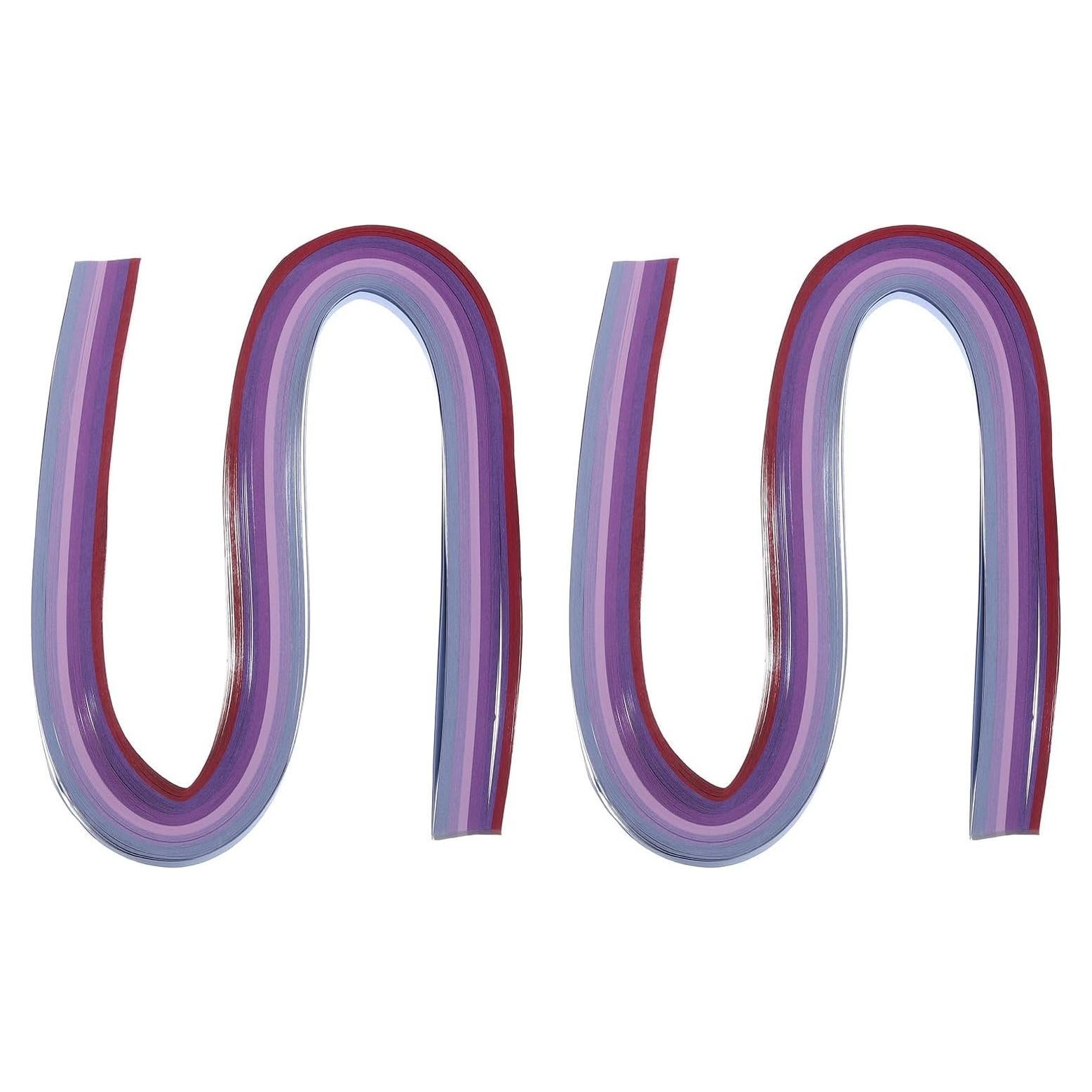 Tiras de Quilling PATIKIL 240pcs Papel 5mm x 53cm Púrpura