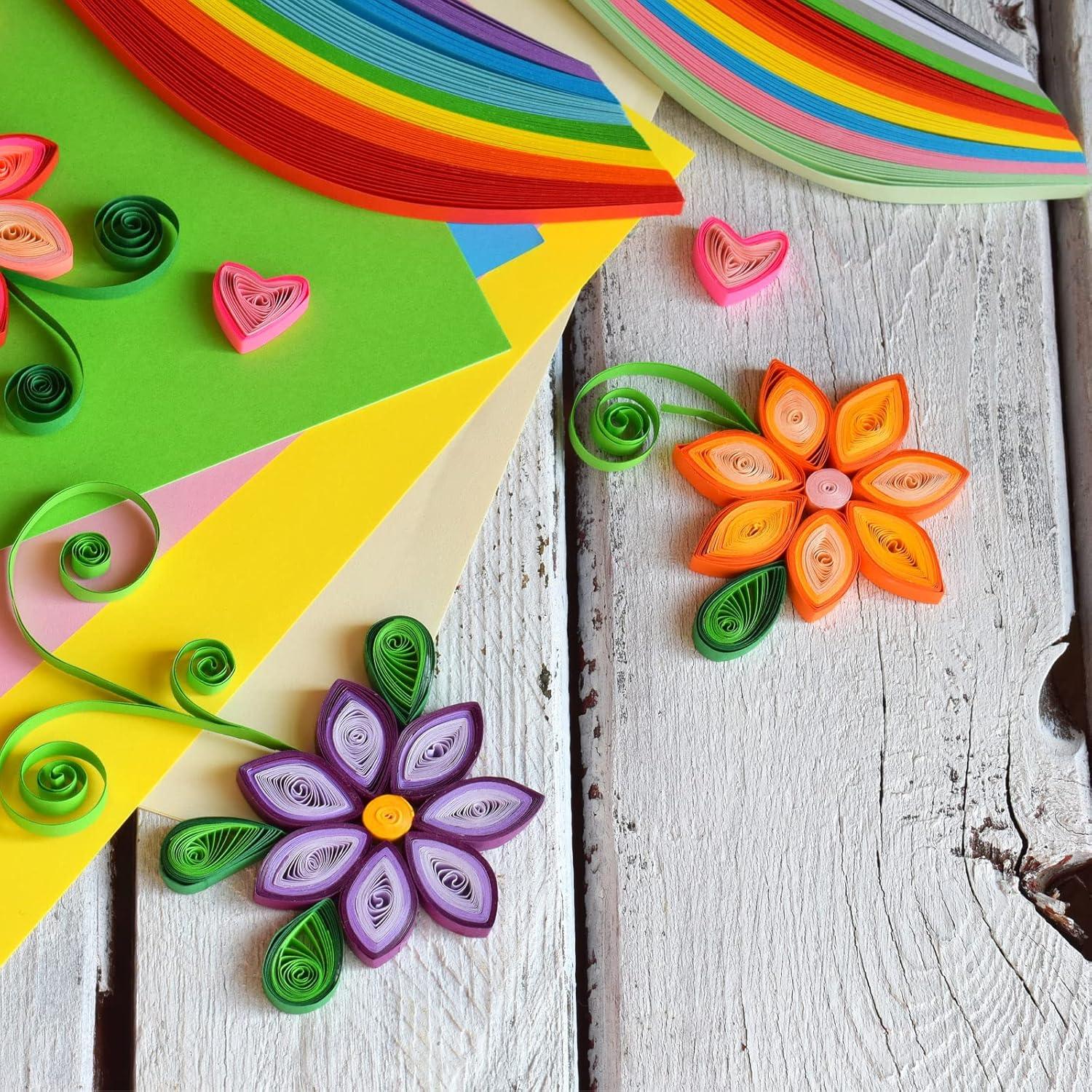 Tiras de Quilling PATIKIL 240pcs Papel 5mm x 53cm Púrpura