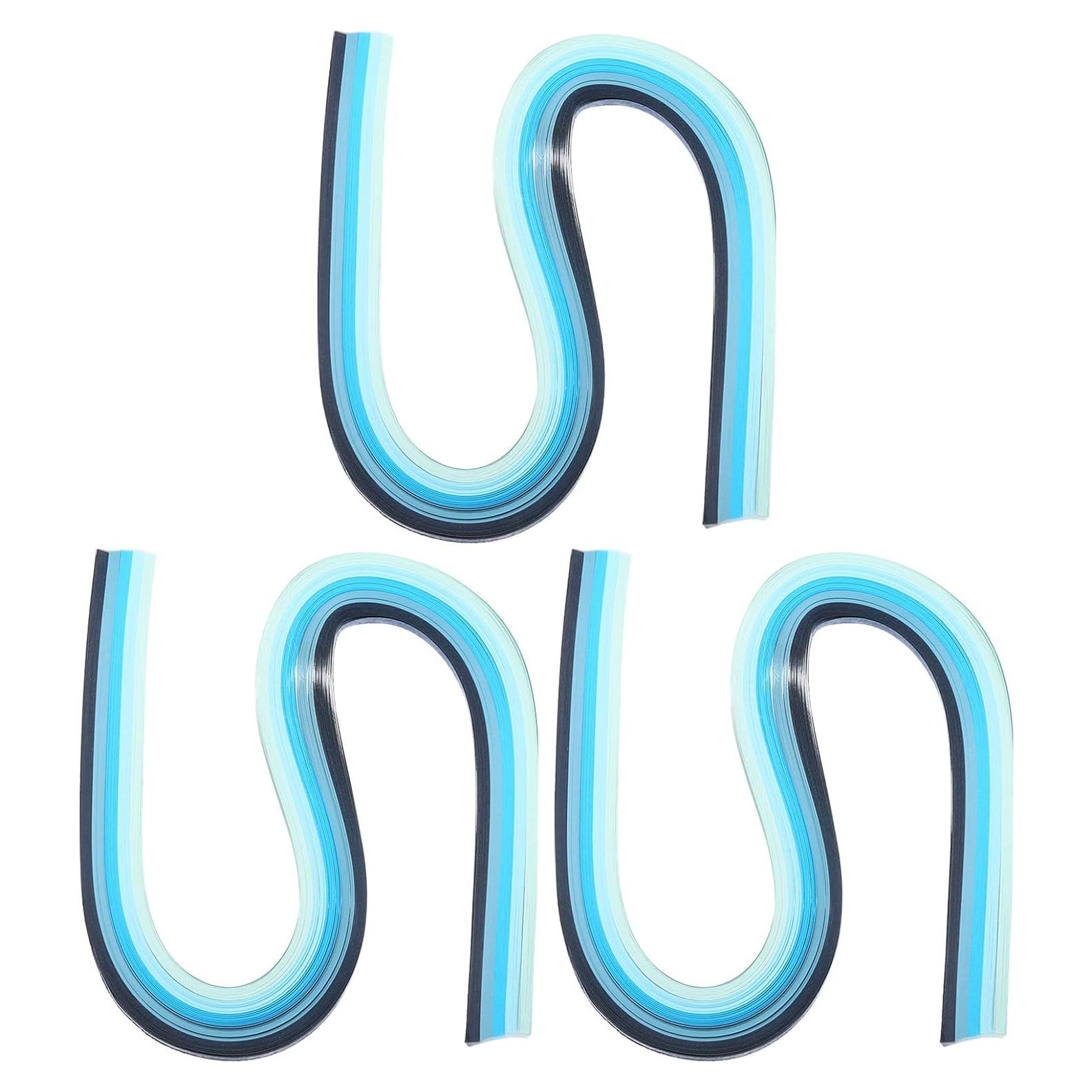 Tiras de Papel Quilling PATIKIL 540x3mm Azul Gradiente 360 Pcs